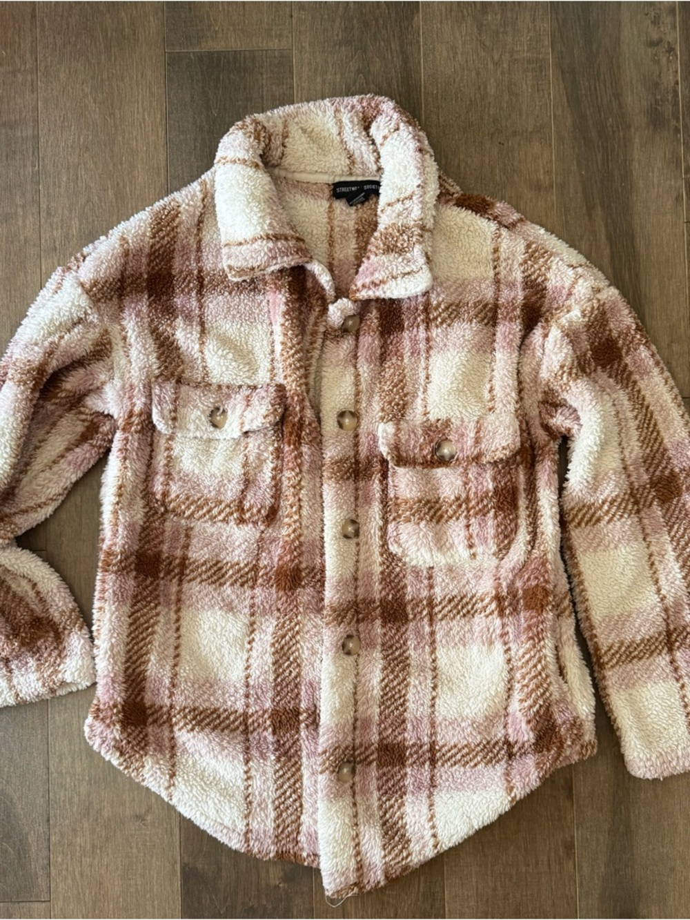 Teddy fleece Jacket – Size Small (Fits Like Medium)